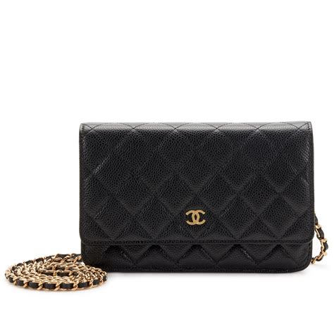 chanel wallet caviar sbn|Chanel Black Quilted Caviar Classic Wallet On Chain Gold .